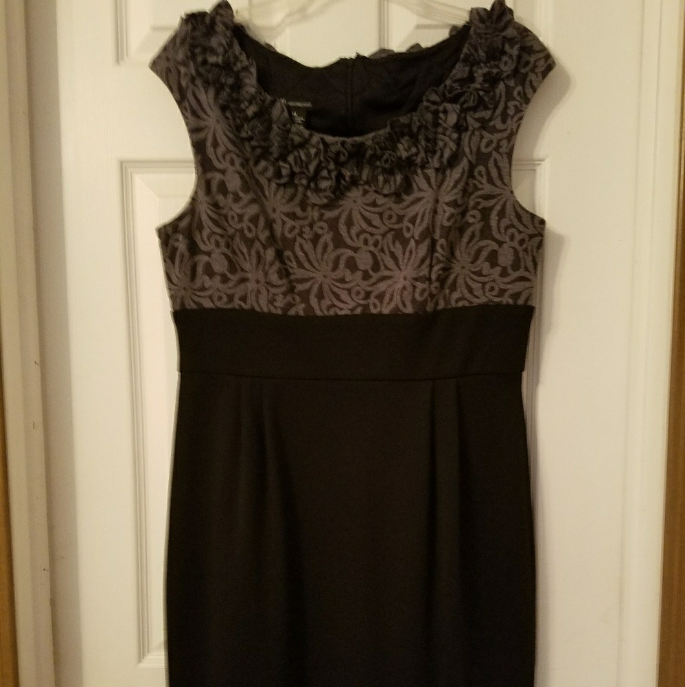 Black and Gray Dress